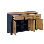 Splash of Blue - 3 Door / 4 Drawer Sideboard